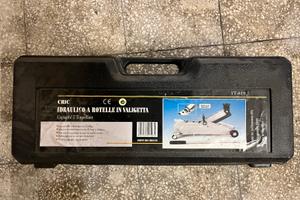 Cric idraulico a carrello 2 T con valigetta