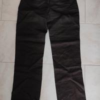 Pantaloni marrone scuro donna 