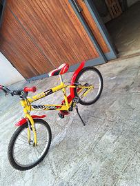 Bicicletta per bambino gialla