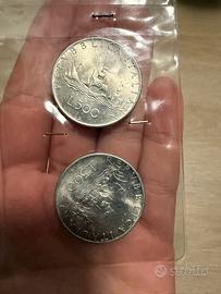 10 monete 500 lire argento caravella 