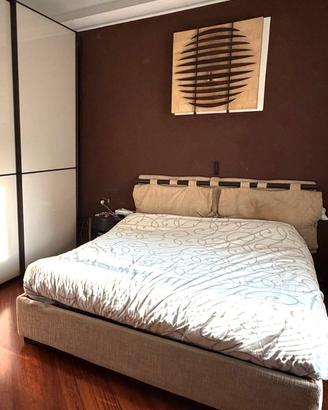 Letto mattimoniale Oggioni con contenitore