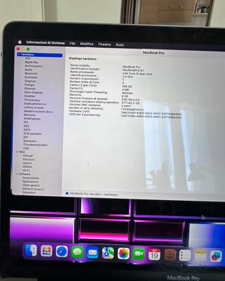 MacBook pro a1708