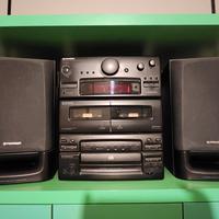 Pioneer stereo CD cassette deck receiver XR P-330