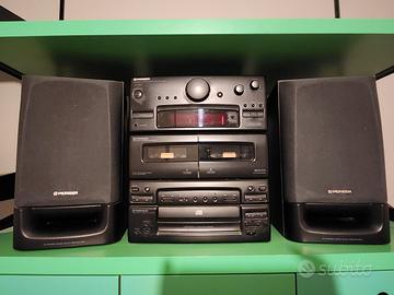 Pioneer stereo CD cassette deck receiver XR P-330