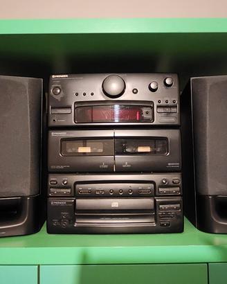 Pioneer stereo CD cassette deck receiver XR P-330