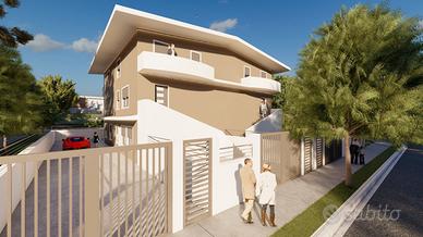 Villetta quadrifamiliare con accessi indipendenti