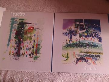 Sei acquarelli primari "Pierre H. Lindner