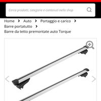 Barre auto Althura Torque 127 cm perfette