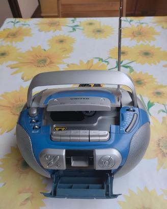 radio con CD e musicassette 