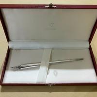 Cannuccia argento vintage con pennino