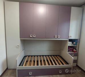 cameretta e scrivania abbinata 