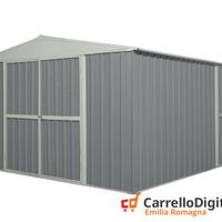Box prefabbricato in acciaio 360x430 grigio chiaro