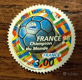 Francobollo, timbre France 1998 Champion du monde