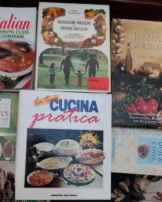 libri di cucina Italiani e Inglesi