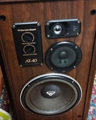 Cerwin vega at 40 casse diffusori hi fi woofer