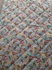 Trapuntina lettino e paracolpi coordinato