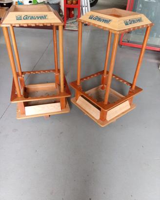 Portacanne girevoli in legno