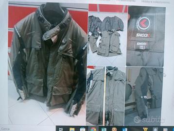 Giacca giubbotto moto invernale  SMOOJ3xl smoke
