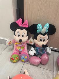 Set peluche pupazzi Minnie e vari