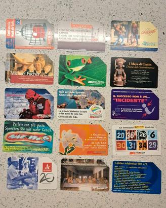 SCHEDE TELEFONICHE VINTAGE, LOTTO 100 PEZZI