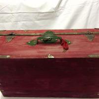 SCATOLA IN LEGNO_VINTAGE_RIVESTITA IN CARTA