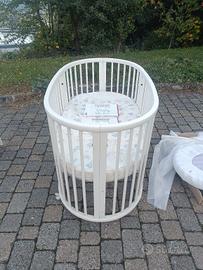 "Set Stokke: Lettino evolutivo+Fasciatoio Stokke" 