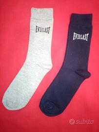 Calze cotone Everlast blu grigio tg 43-46 (nuove)