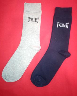 Calze cotone Everlast blu grigio tg 43-46 (nuove)