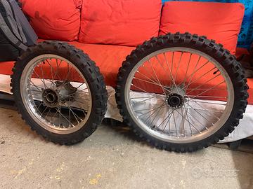 coppia cerchi enduro