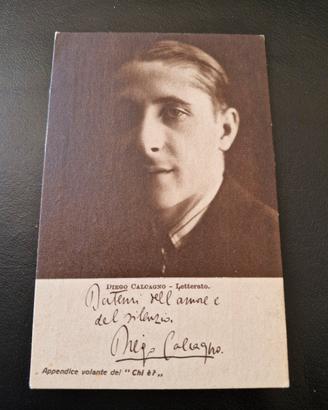 Cartolina storica anni 20/30 autografata 