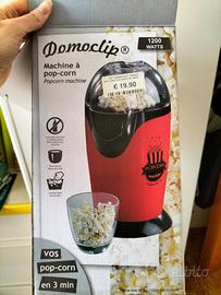 Macchina per pop corn rossa piccola