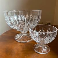 Set 12 coppette + 2 ciotole grandi  - cristallo