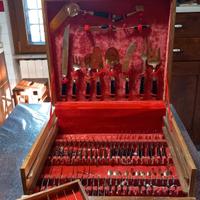 Set di posate vintage in bronzo thailandese