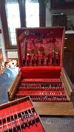 Set di posate vintage in bronzo thailandese