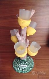 Set da limoncello in ceramica lavorata a mano