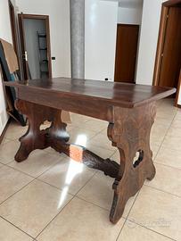 Scrivania in Legno Massello Vintage