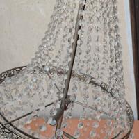 Lampadario in gocce di vetro pendenti
