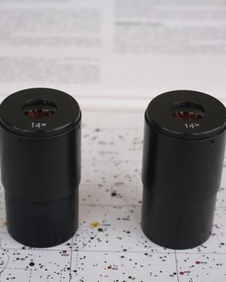 coppia di oculari di produzione russa LOMO 14x