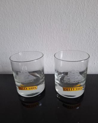 Bicchieri whisky Cutty Sark