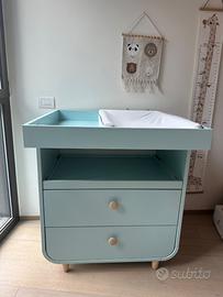 Cameretta Ikea MYLLRA lettino e fasciatoio