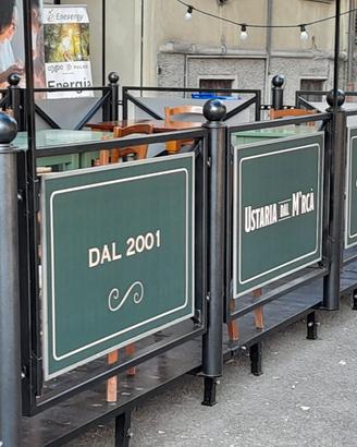 transenne , recinzioni , paratie in ferro 