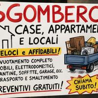 Sgombero case, appartamenti e locali 