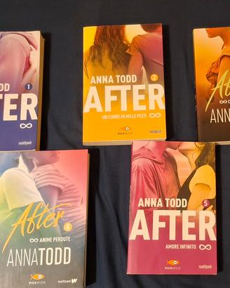 Saga completa AFTER di Anna Todd (5 volumi) 