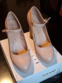 Scarpe donna plateau tacco alto  Rosa N°39