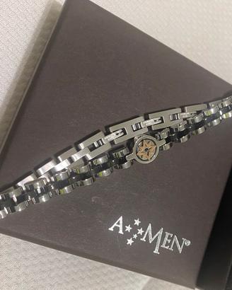 Bracciale in acciaio amen unisex idea regal