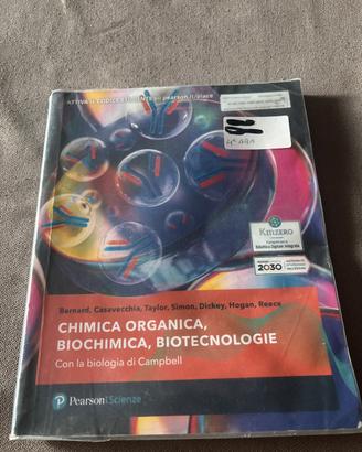 libro chimica organica biochimica e bioteconologie