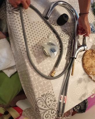 Rubinetto cucina con doccetta