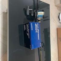 Canna traina drifting tonno + Shimano TLD 2 50 lbs