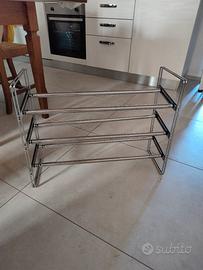 Scarpiera 3 ripiani estensibile