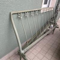 Letto ferro battuto con rete